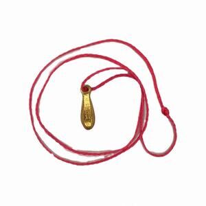 Pink and Gold Pendant Necklace